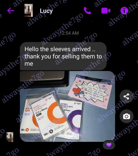 FB Sale - Popcorn card sleeves