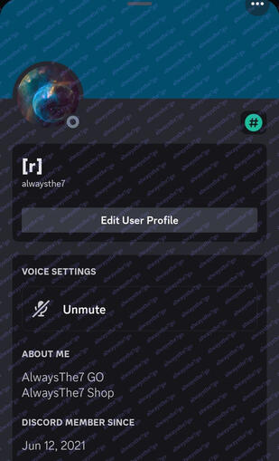 Discord profile of GOM